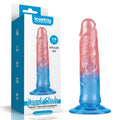 Dazzle Studs Dildo 7in Pink/Blue - Hush Store Sydney 
