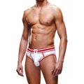 Prowler Open Back Brief White/Red - Hush Store Sydney 