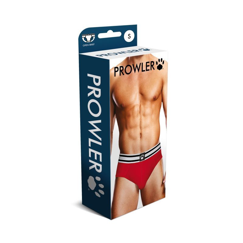 Prowler Open Back Brief White/Red - Hush Store Sydney 