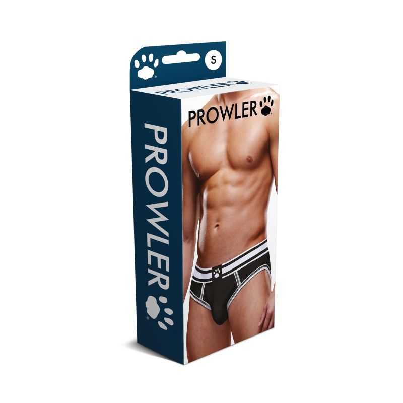 Prowler Open Back Brief White/Black - Hush Store Sydney 