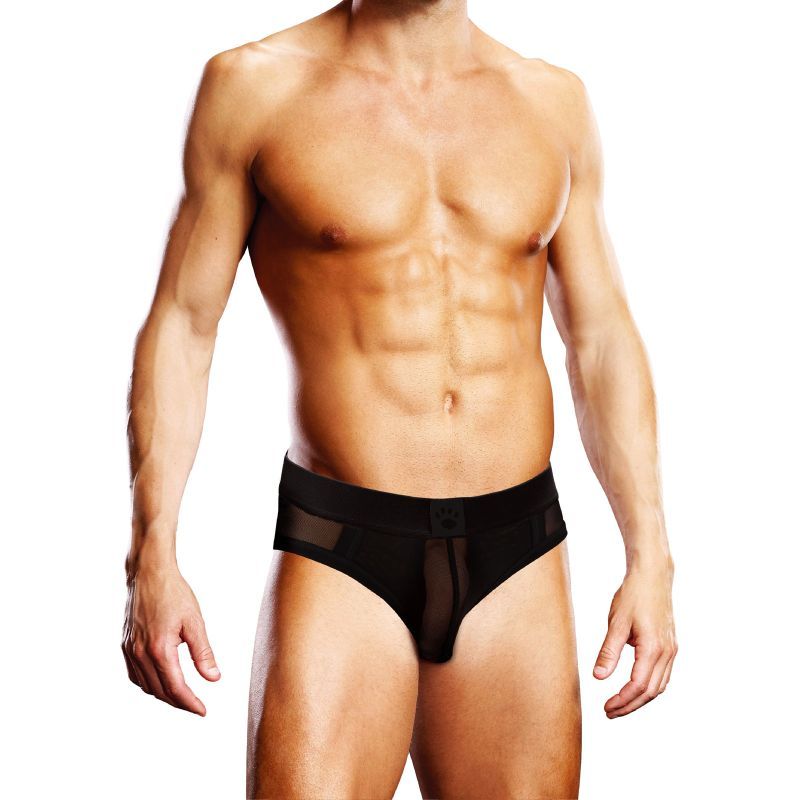 Prowler Mesh Open Back Brief Black - Hush Store Sydney 