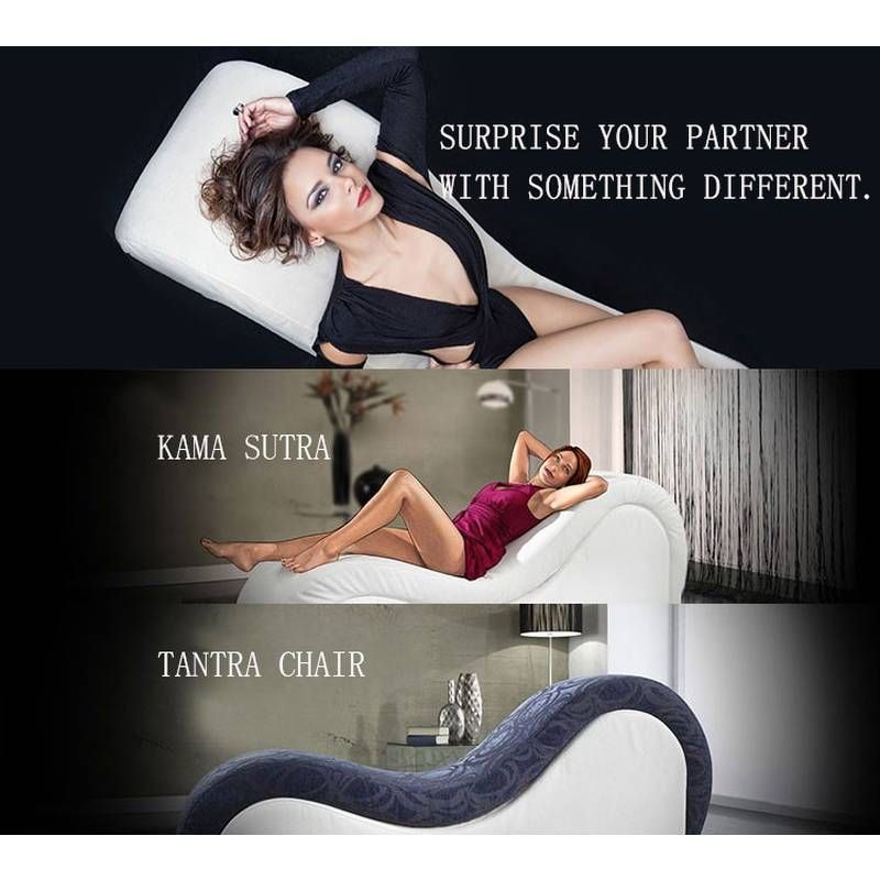 Kama Sutra Mebon Chaise Love Lounge Black - Hush Store Sydney 