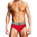 Prowler Open Back Brief Red/White - Hush Store Sydney 