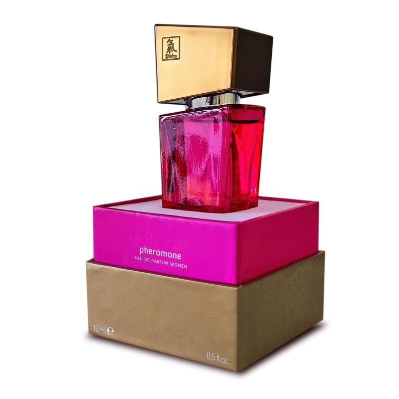 Shiatsu Pheromone Fragrance Woman Pink 15ml - Hush Store Sydney 