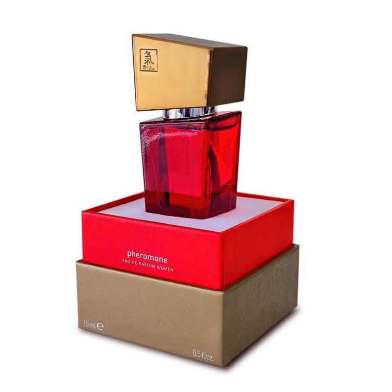 Shiatsu Pheromone Fragrance Woman Red 15ml - Hush Store Sydney 