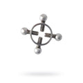 Silver Metal 2 Pc Nipple Clamps - Hush Store Sydney 