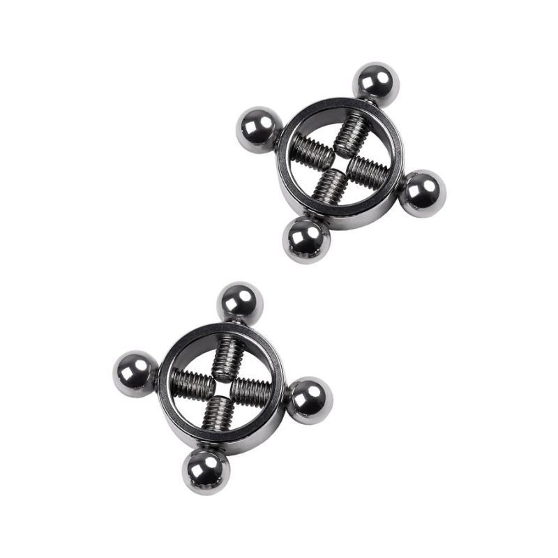 Silver Metal 2 Pc Nipple Clamps - Hush Store Sydney 