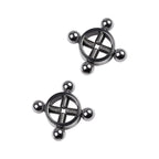 Silver Metal 2 Pc Nipple Clamps - Hush Store Sydney 