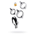 Silver Metal Chastity Cage Adjustable - Hush Store Sydney 