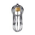 Silver Metal Birdcage Cock Cage - Hush Store Sydney 