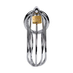 Silver Metal Birdcage Cock Cage - Hush Store Sydney 