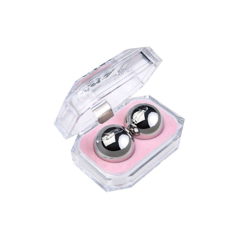 Silver Metal 2 Pc Vaginal Balls 3cm - Hush Store Sydney 