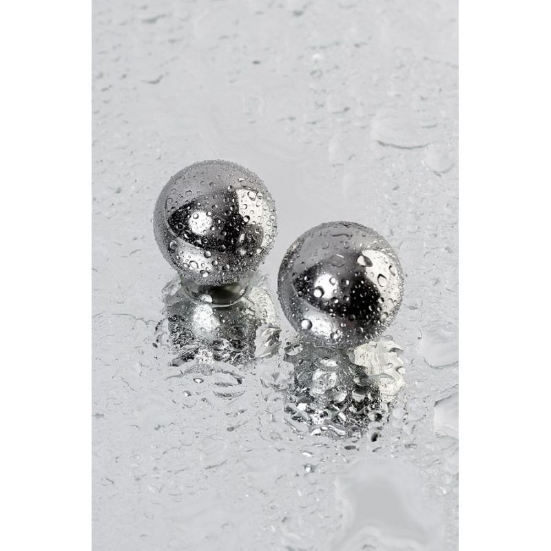Silver Metal 2 Pc Vaginal Balls 25mm - Hush Store Sydney 