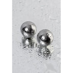 Silver Metal 2 Pc Vaginal Balls 25mm - Hush Store Sydney 