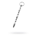Silver Metal Beaded Urethral Plug w Ring - Hush Store Sydney 