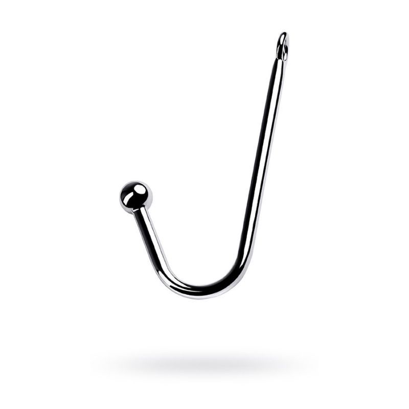 Silver Metal Anal Hook w Ball - Hush Store Sydney 