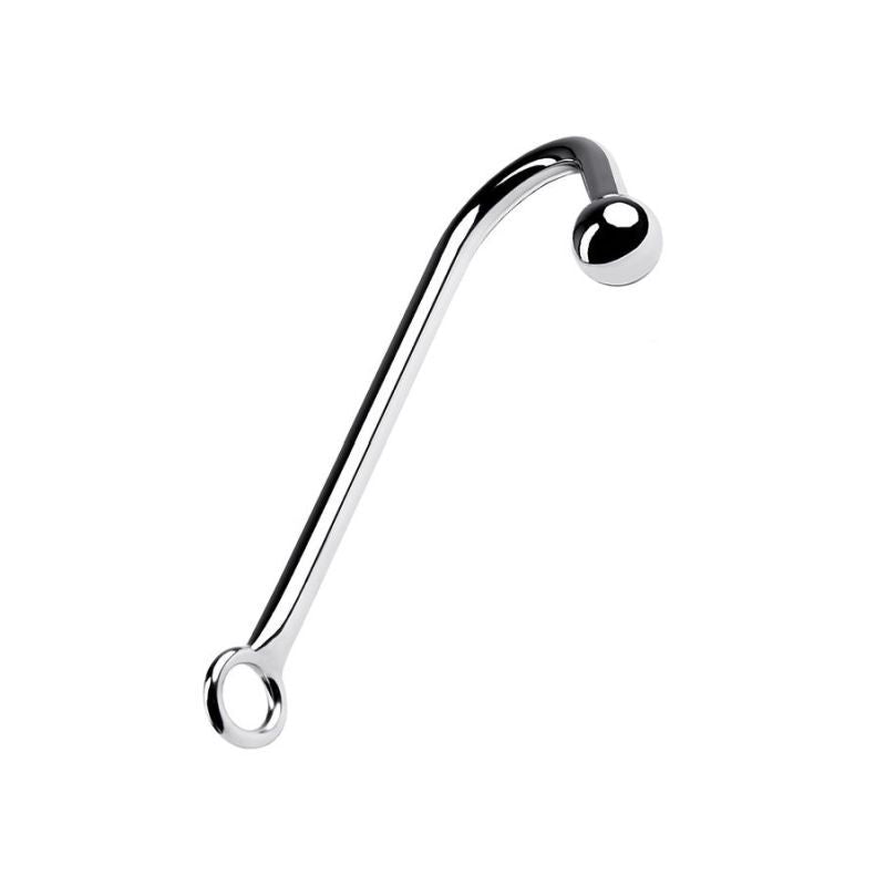 Silver Metal Anal Hook w Ball - Hush Store Sydney 
