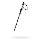 Silver Metal Braided Urethral Plug w Replaceable Ring - Hush Store Sydney 
