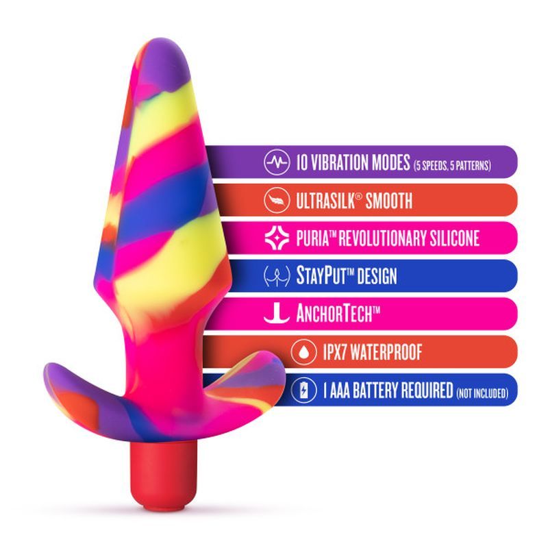 Avant Free Spirit Scarlet Silicone Butt Plug - Hush Store Sydney 