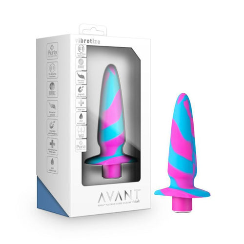 Avant Vibrotize Silicone Mini Anal Vibe Fuchsia - Hush Store Sydney 