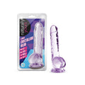 Naturally Yours 8" Crystaline Dildo Amethyst - Hush Store Sydney 