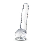 Naturally Yours 8" Crystaline Dildo Diamond