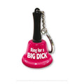 Ring For A Big Dick Mini Bell Keychain - Hush Store Sydney 