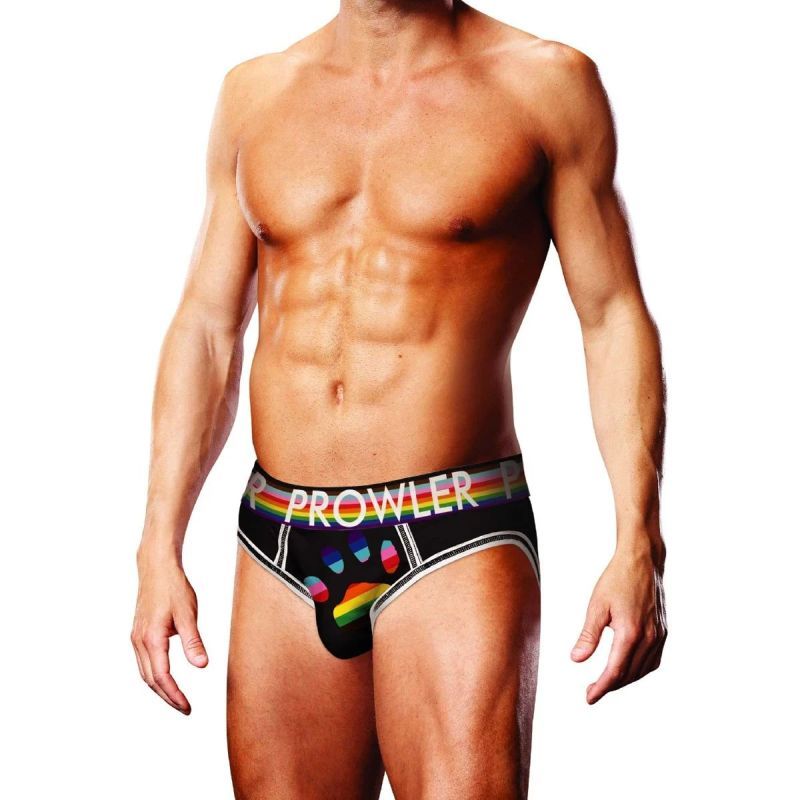 Prowler Oversized Paw Open Back Brief Black - Hush Store Sydney 