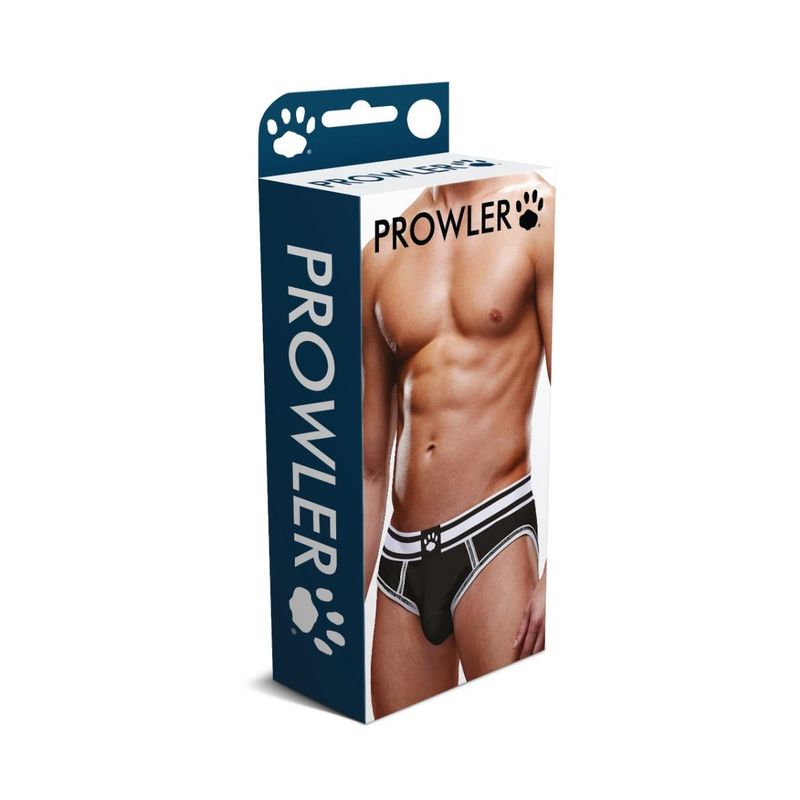 Prowler Open Brief Black/White - Hush Store Sydney 