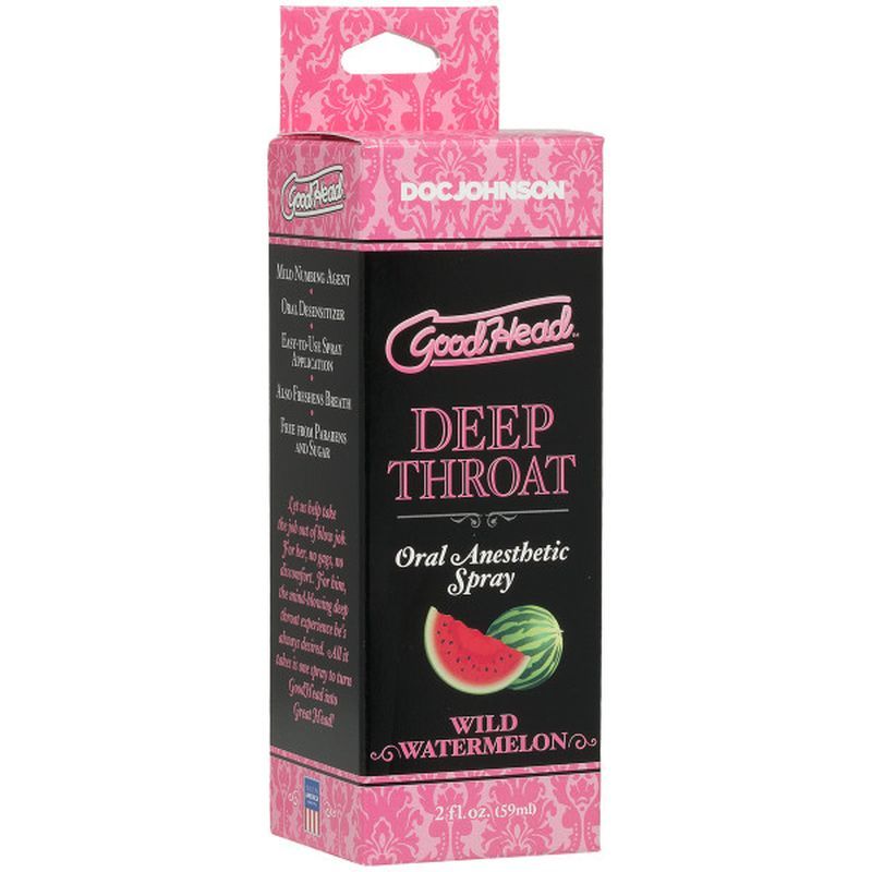 GoodHead Deep Throat Spray Wild Watermelon 59ml - Hush Store Sydney 