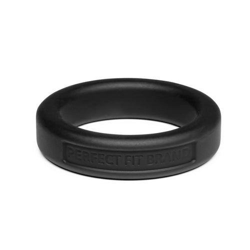Classic Silicone Medium Stretch Penis Ring 36mm Black - Hush Store Sydney 
