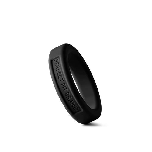 Classic Silicone Medium Stretch Penis Ring 36mm Black - Hush Store Sydney 