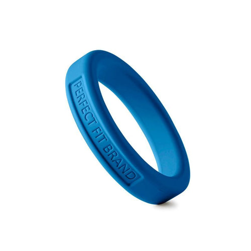 Classic Silicone Medium Stretch Penis Ring 44mm Blue - Hush Store Sydney 