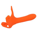 Zoro Strap-On 6.5in Orange - Hush Store Sydney 