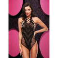 Bling Bling Fishnet Bodysuit Black - Hush Store Sydney 