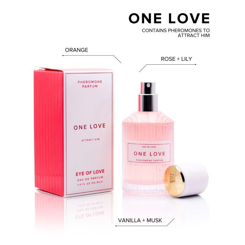 Pheromone Body Spray One Love Attract Him 50ml - Hush Store Sydney 