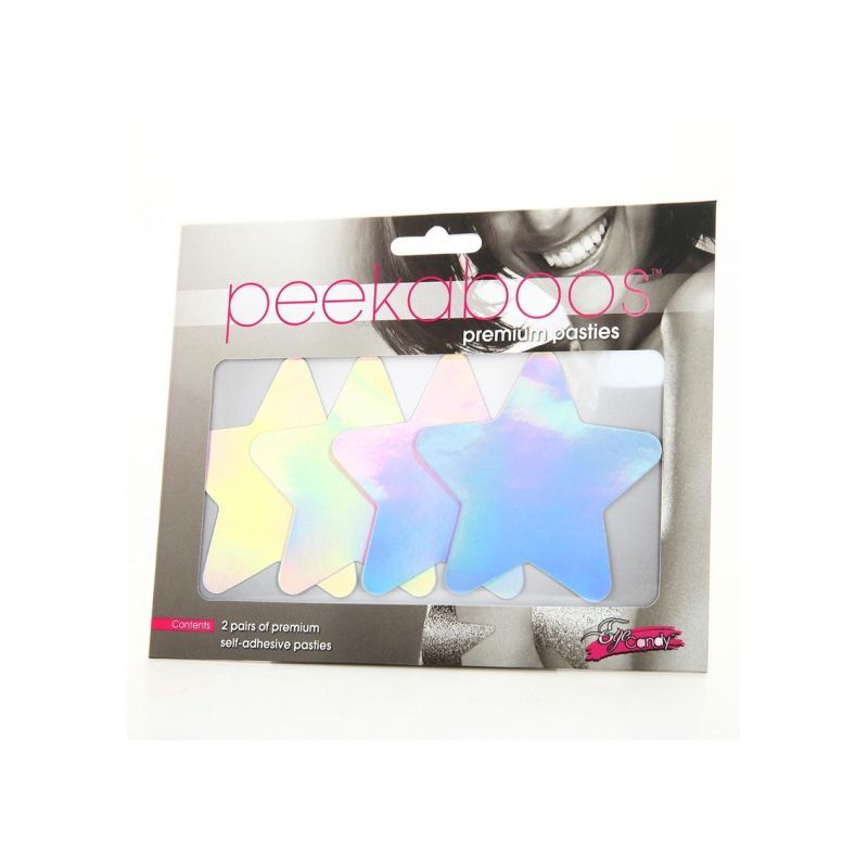 Iridescent Stars Pasties - Hush Store Sydney 
