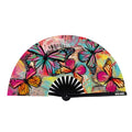 Flutter By Butterfly Blacklight Folding Fan - Hush Store Sydney 