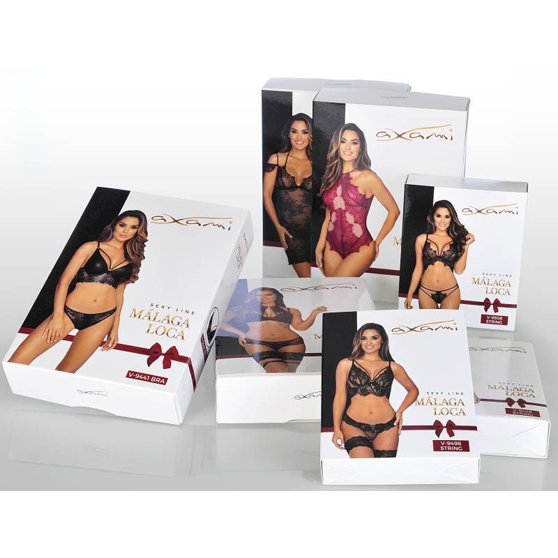 Stretch Wetlook Strappy G-String Black - Hush Store Sydney 