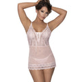 Lace Chemise and G-String Blush - Hush Store Sydney 