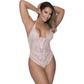 Mesh and Lace Teddy Blush - Hush Store Sydney 