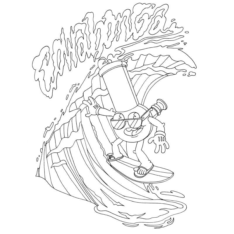 High AF Colouring Book - Hush Store Sydney 