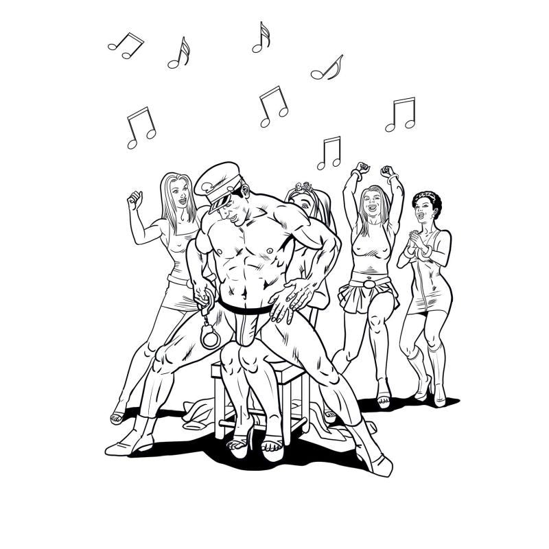 Bachelorette Party Colouring Book - Hush Store Sydney 