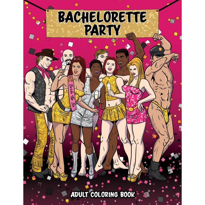 Bachelorette Party Colouring Book - Hush Store Sydney 