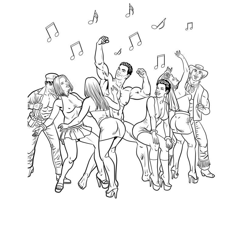 Bachelorette Party Colouring Book - Hush Store Sydney 