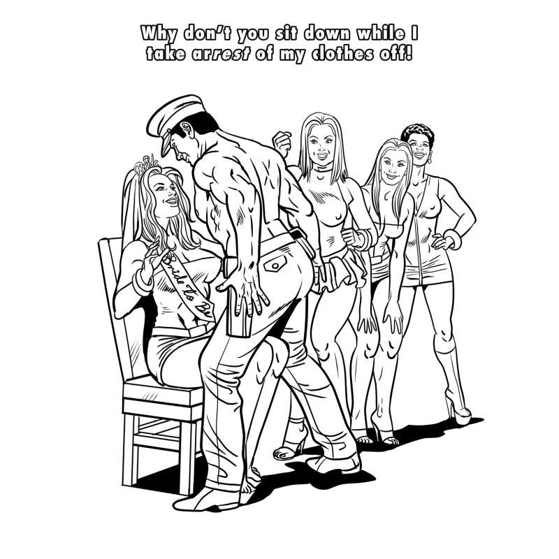 Bachelorette Party Colouring Book - Hush Store Sydney 