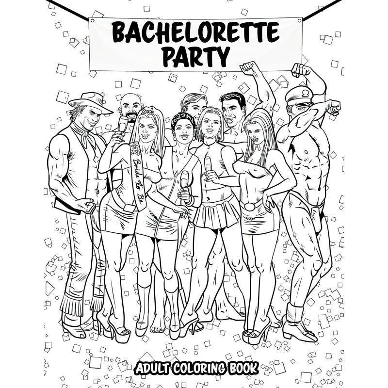 Bachelorette Party Colouring Book - Hush Store Sydney 