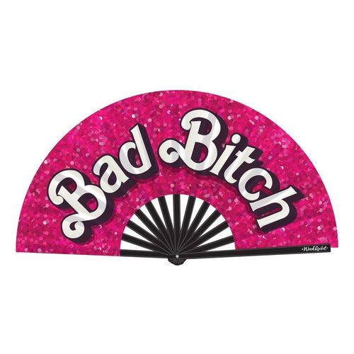 Bad Bitch Folding Fan - Hush Store Sydney 