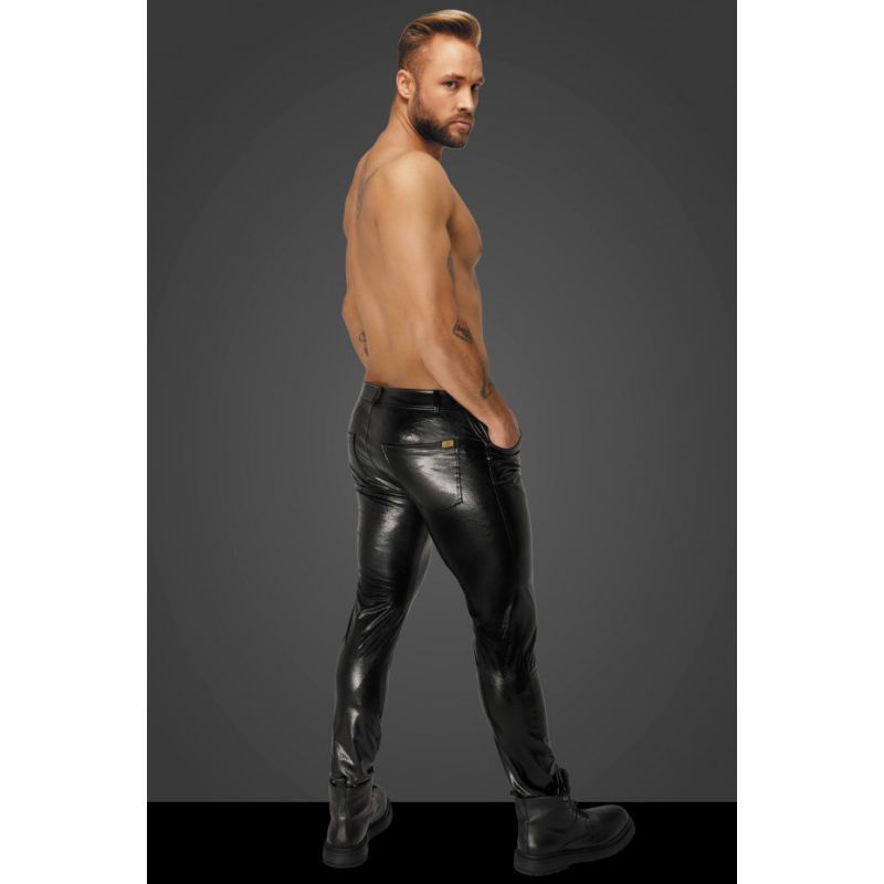Snake Wetlook Long Pants with Back Pockets - Hush Store Sydney 