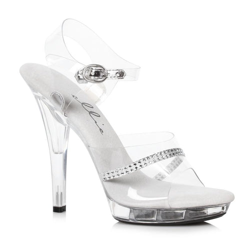 Clear Rhinestone Sandal 5in - Hush Store Sydney 